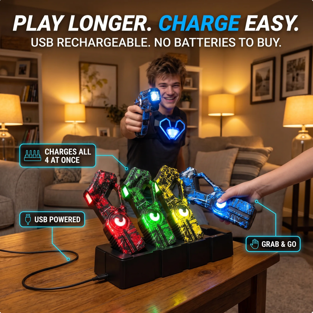 LaserHelden™ Laser Tag Battle Set